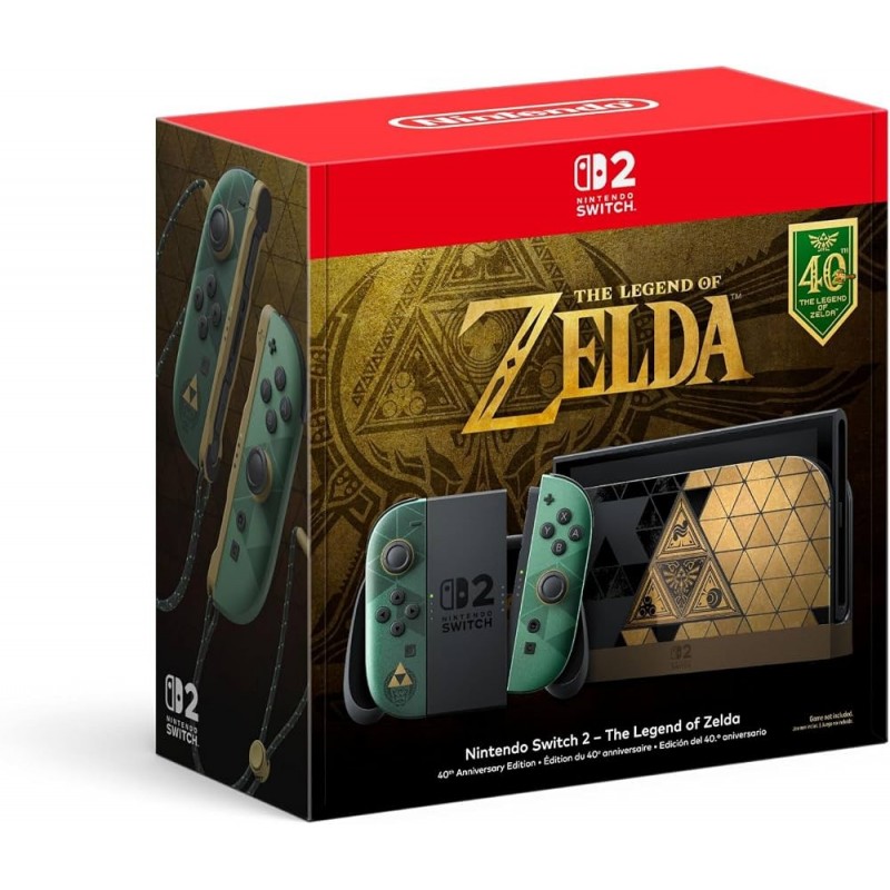 Preventa Consola Switch 2 The Legend of Zelda 40TH Aniversario